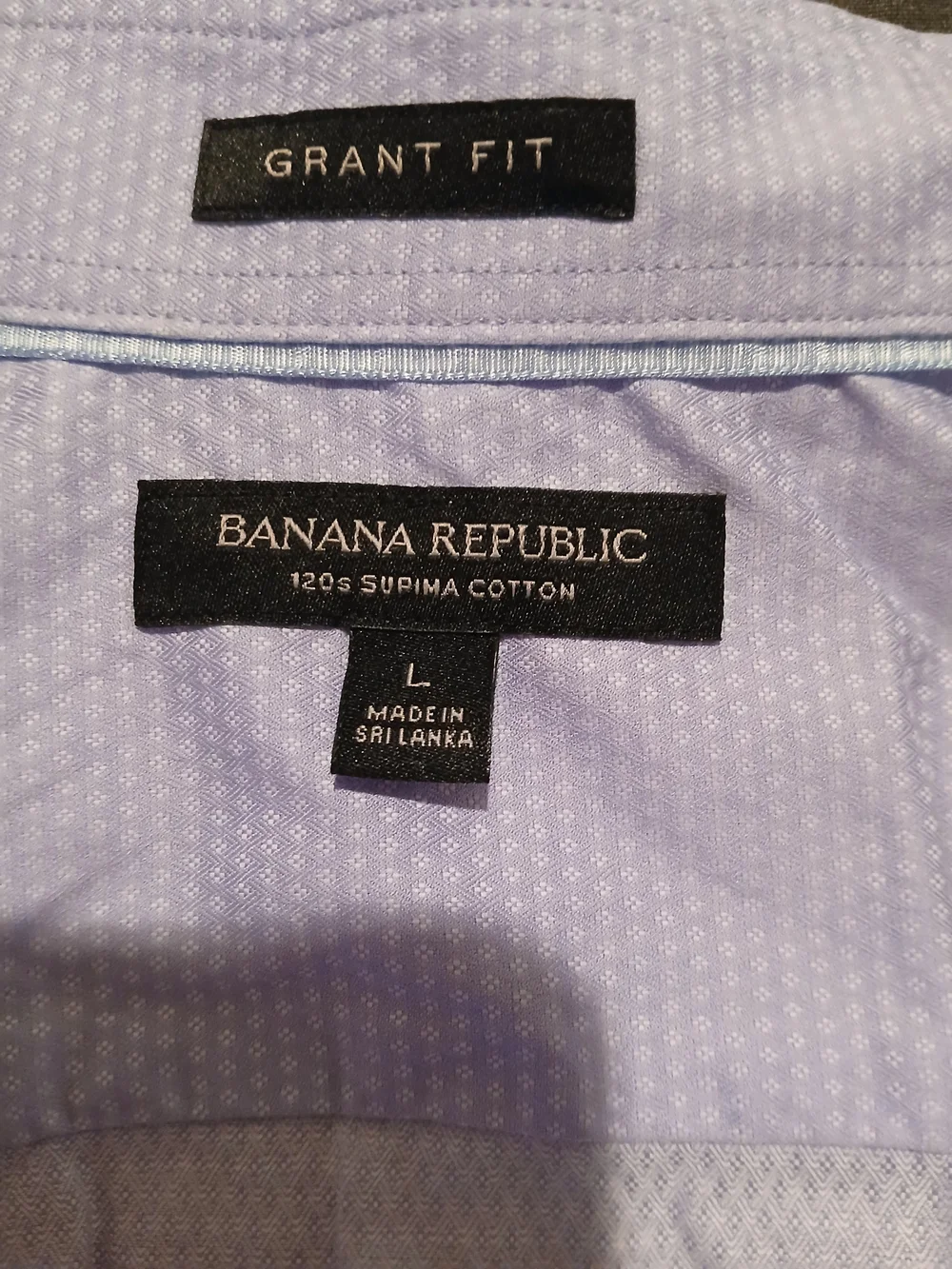 Banana Republic Men's Light Purple Dress Shirt